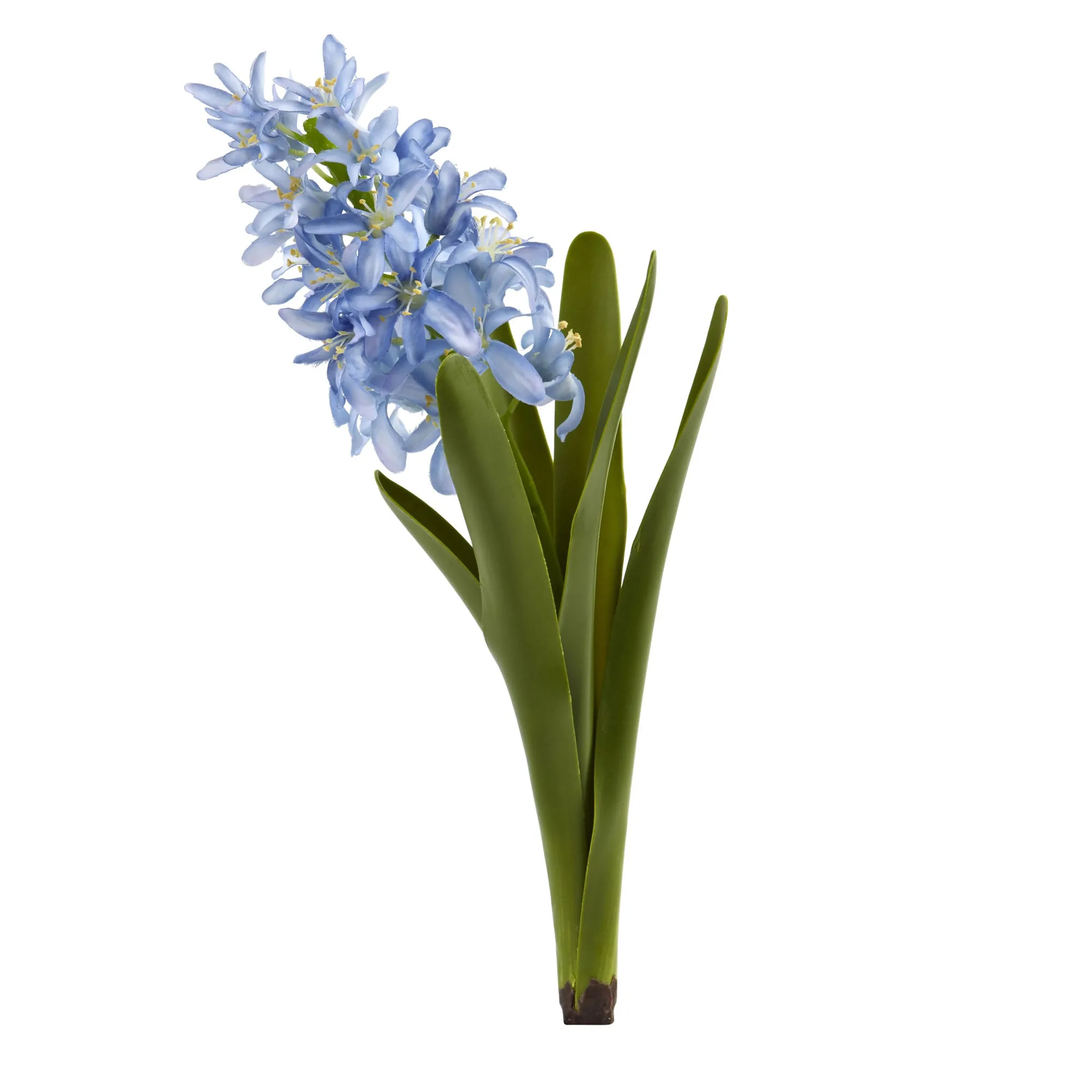 13" Artificial Hyacinth Flower (Set of 4) - Low Maintenance, Life-Like & Vibrant Silk Flowers For Busy People.