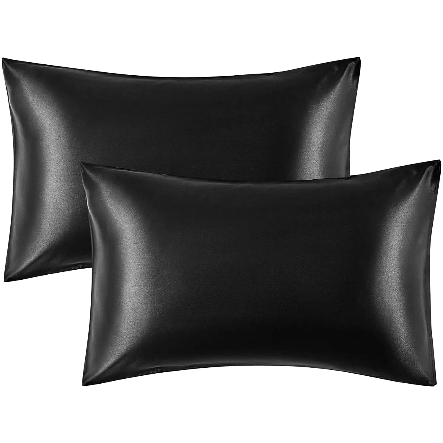 2-Pack: Satin Pillowcases with Envelope Closure