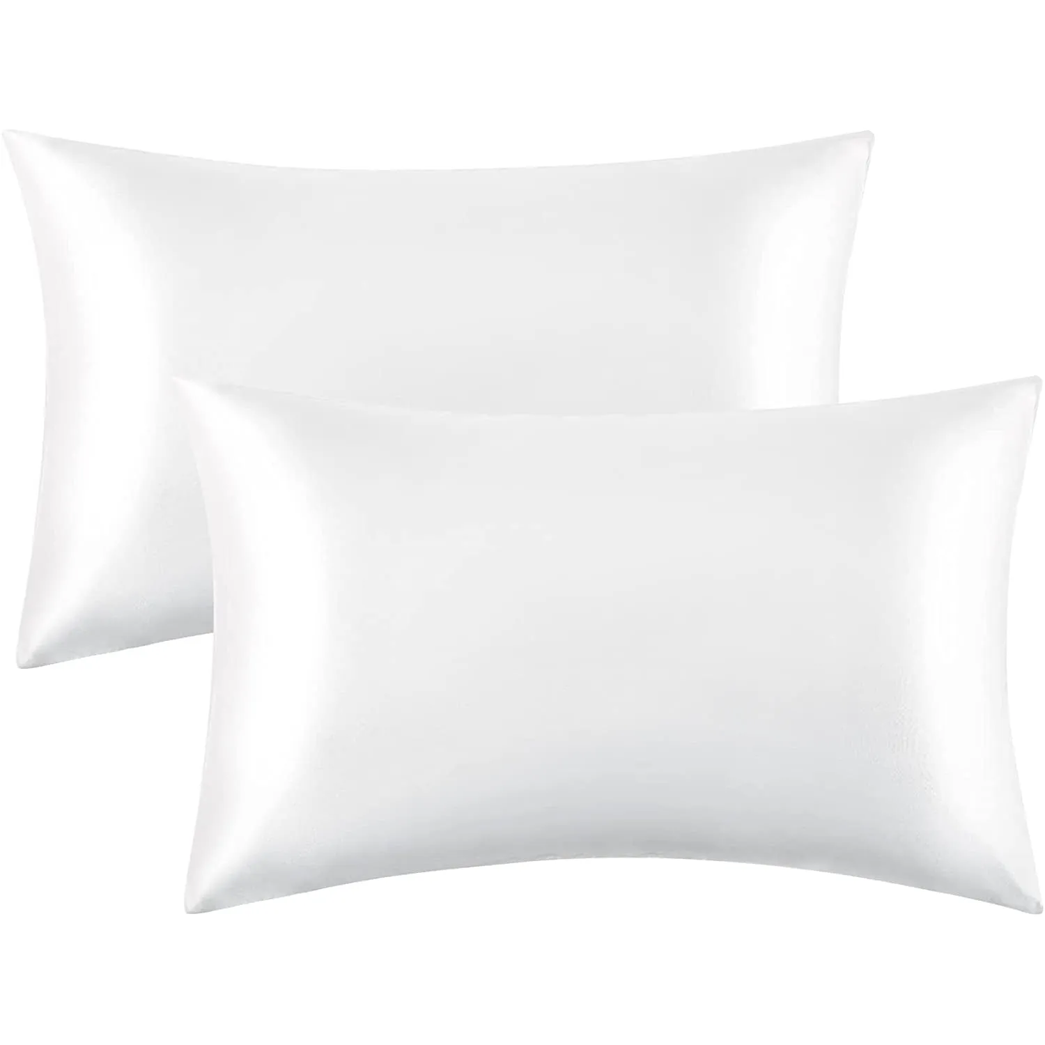 2-Pack: Satin Pillowcases with Envelope Closure