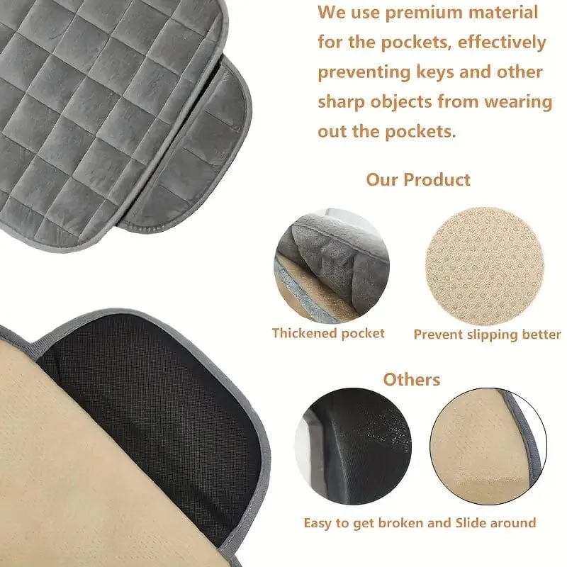 2-Pack: Simple Comfortable Car Front Cushion Non-slip Breathable Car Cushion