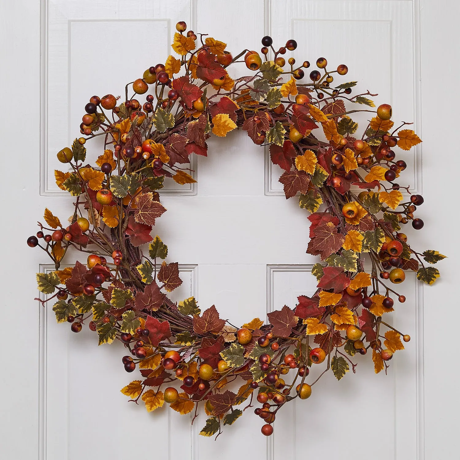 46cm Berry Autumn Wreath