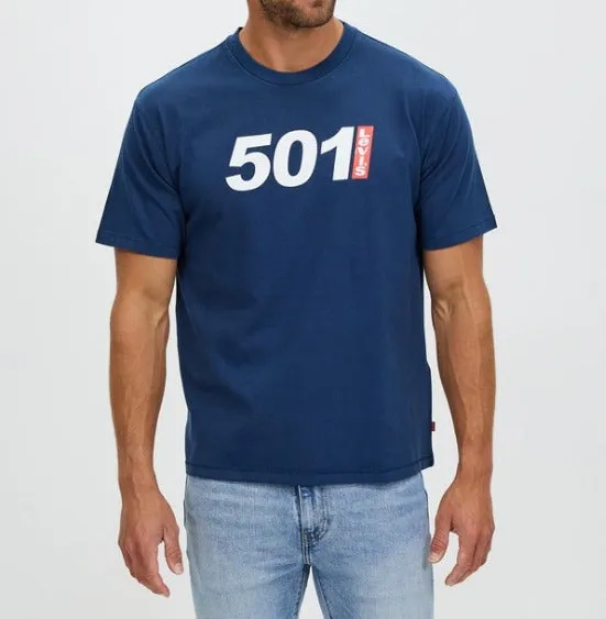 501 Vintage Fit Tee - Navy