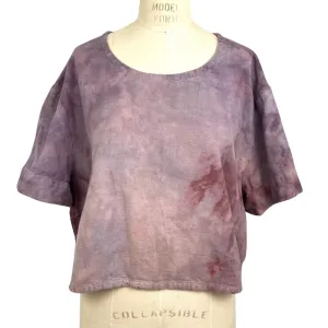 Allyn Boxy Tee in Lilac Flannel