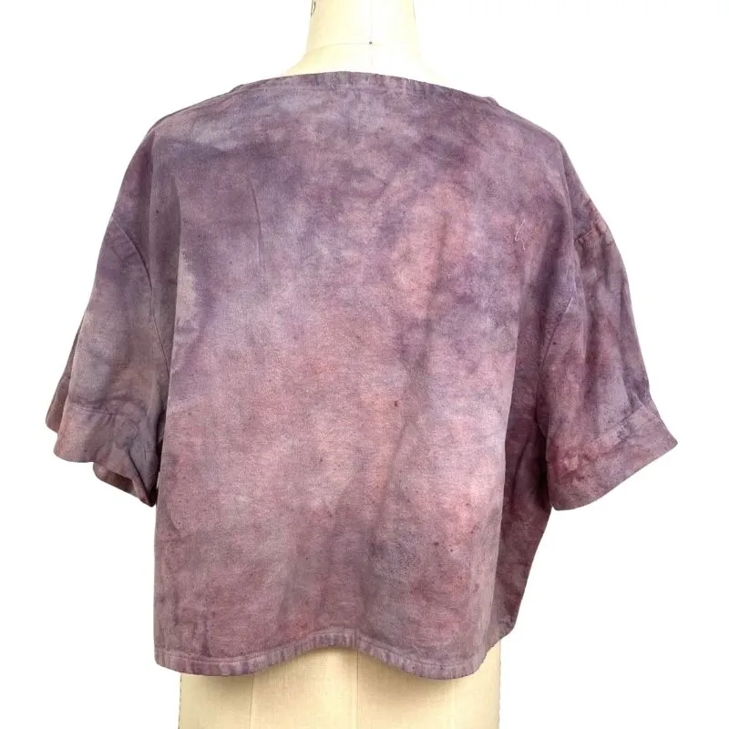 Allyn Boxy Tee in Lilac Flannel