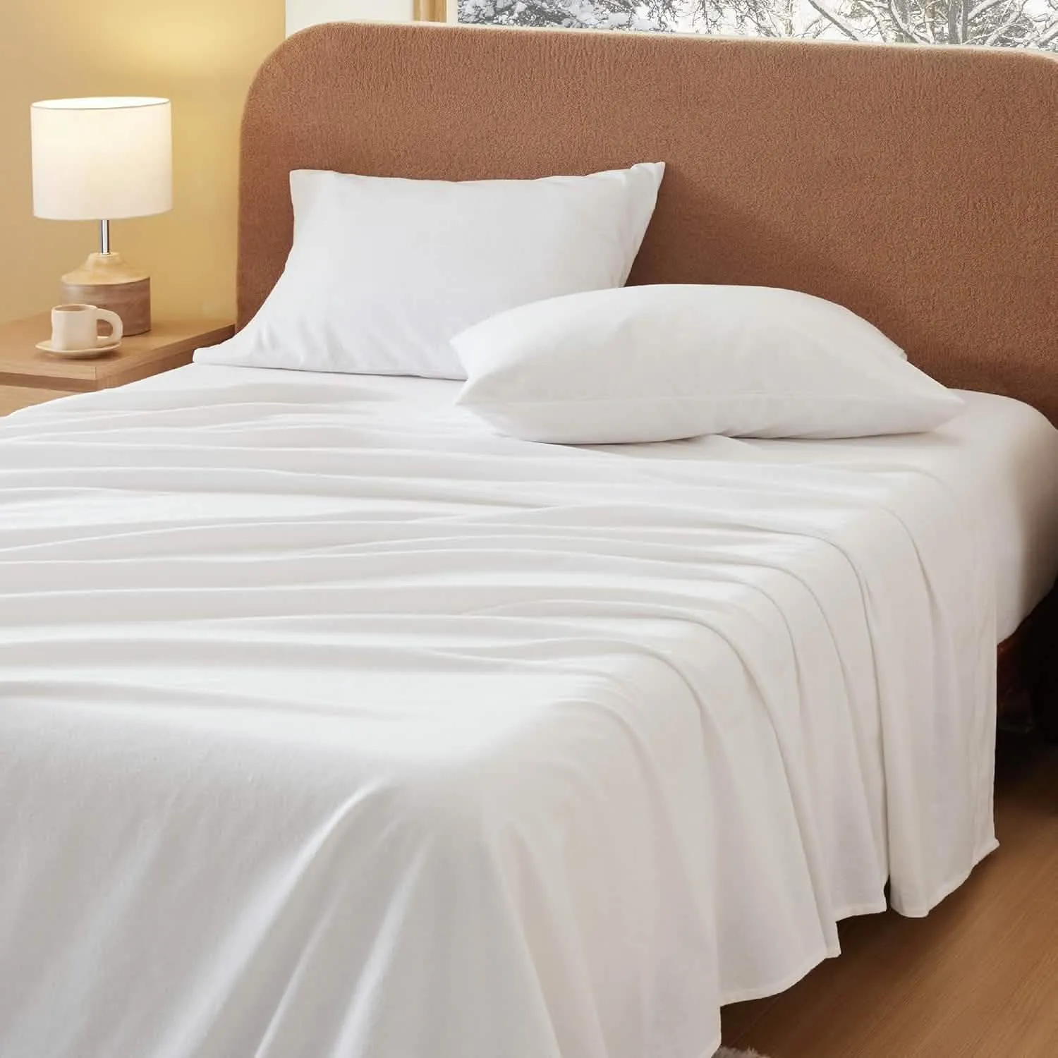 Bedsure 100% Cotton Flannel Sheets