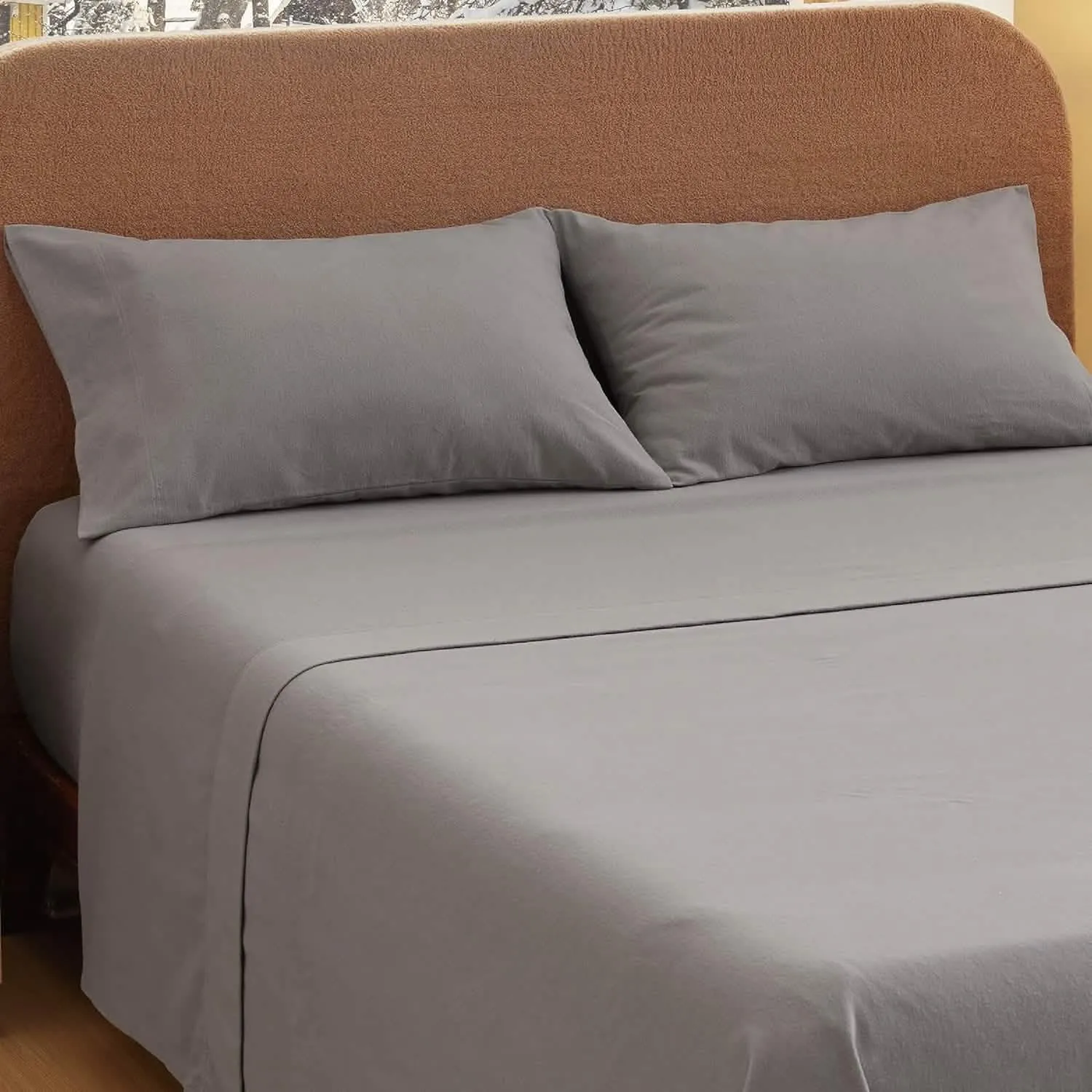 Bedsure 100% Cotton Flannel Sheets