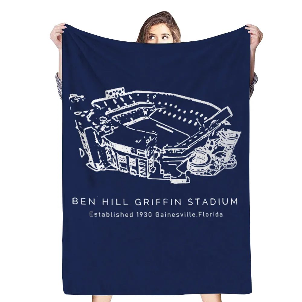 Ben Hill Griffin Stadium - Florida Gators Football,College American Football Blanket Home Shawl Blanket Gift