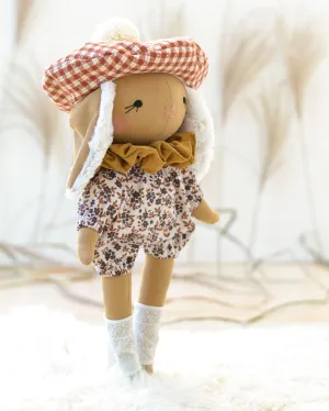 Bunny Soft Toy Jeanne French Beret