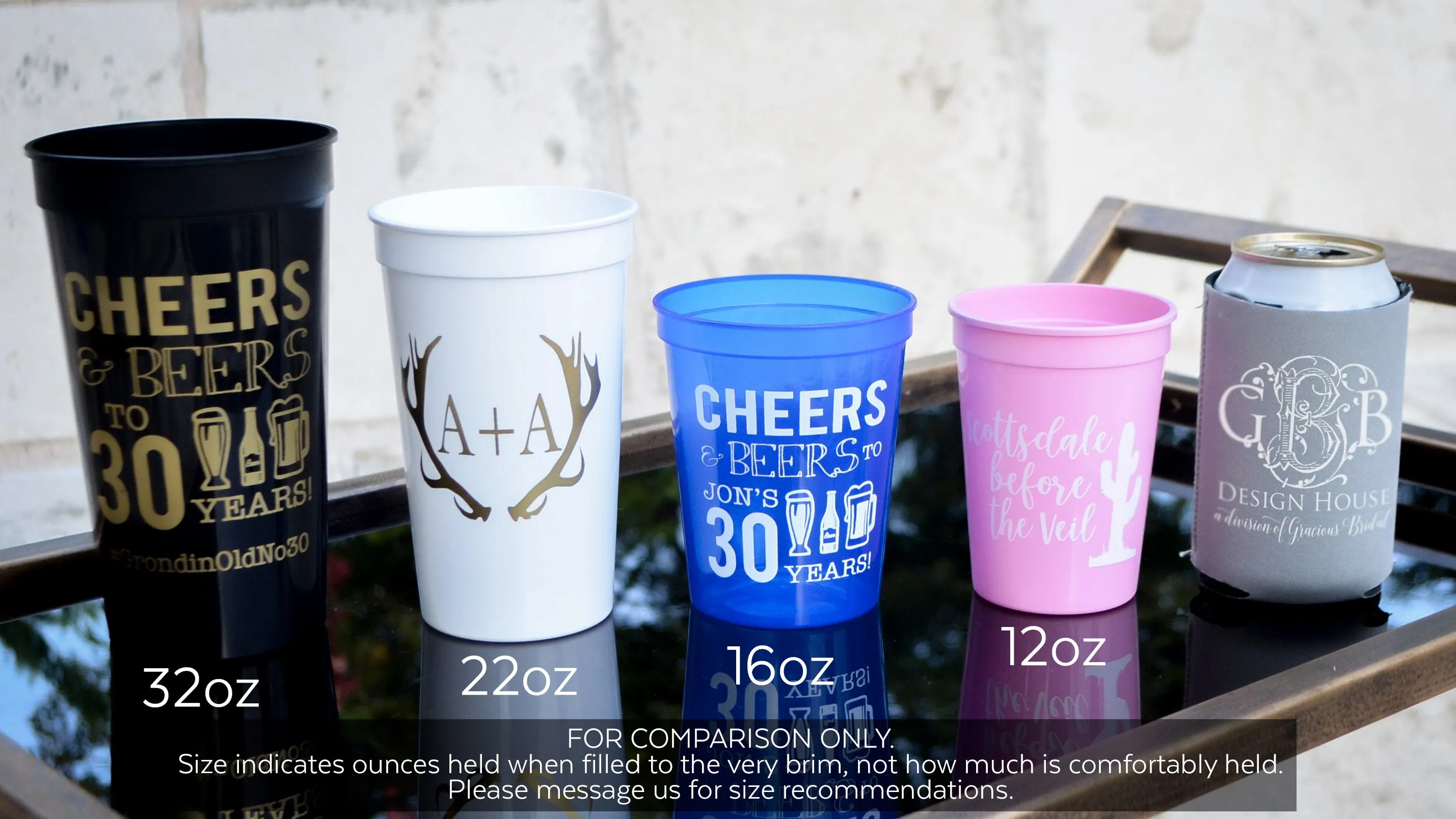 Choose Your State Printed Cups