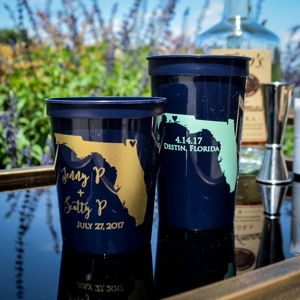 Choose Your State Printed Cups