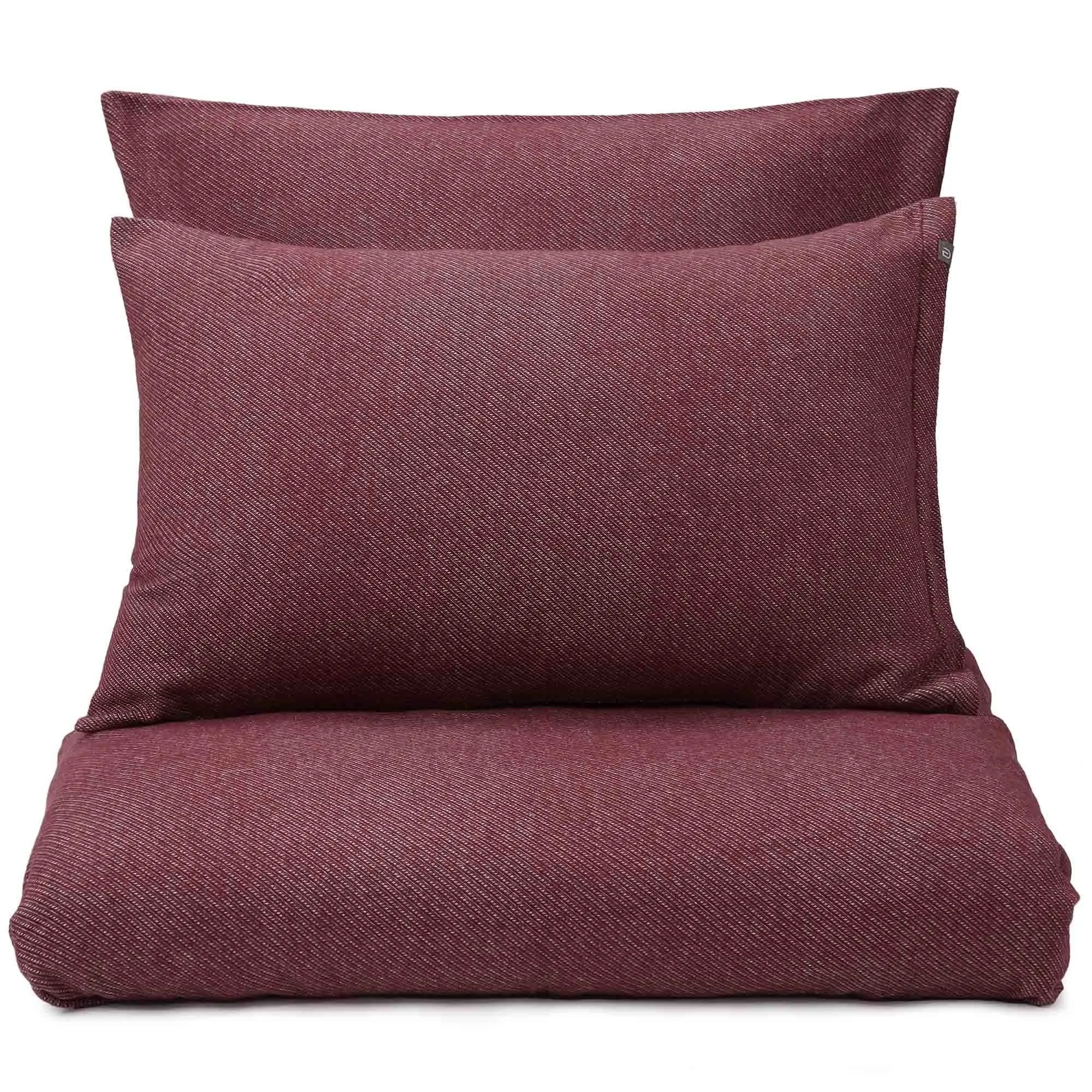 Coelho Bedding [Bordeaux red/Natural white]