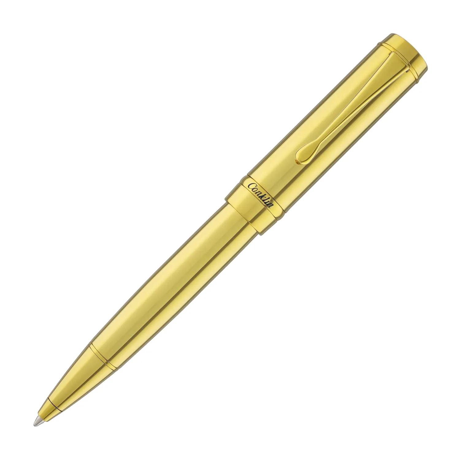 Conklin Duragraph Metal Ballpoint Pen in Gold