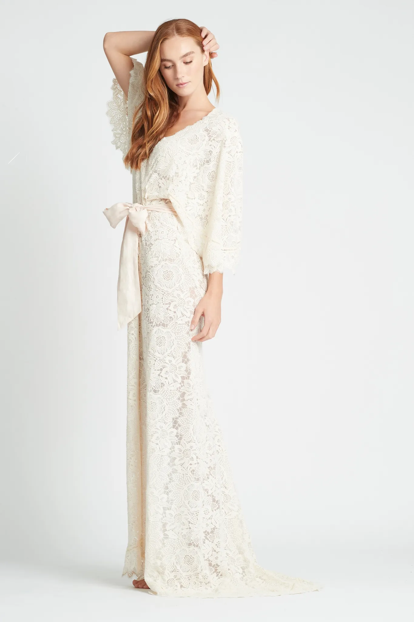 Couture Luxury Robe Collection: Clementine Lace Robe