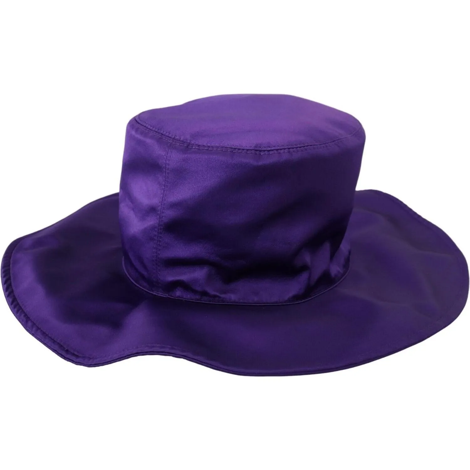 Dolce & Gabbana Elegant Purple Silk Top Hat