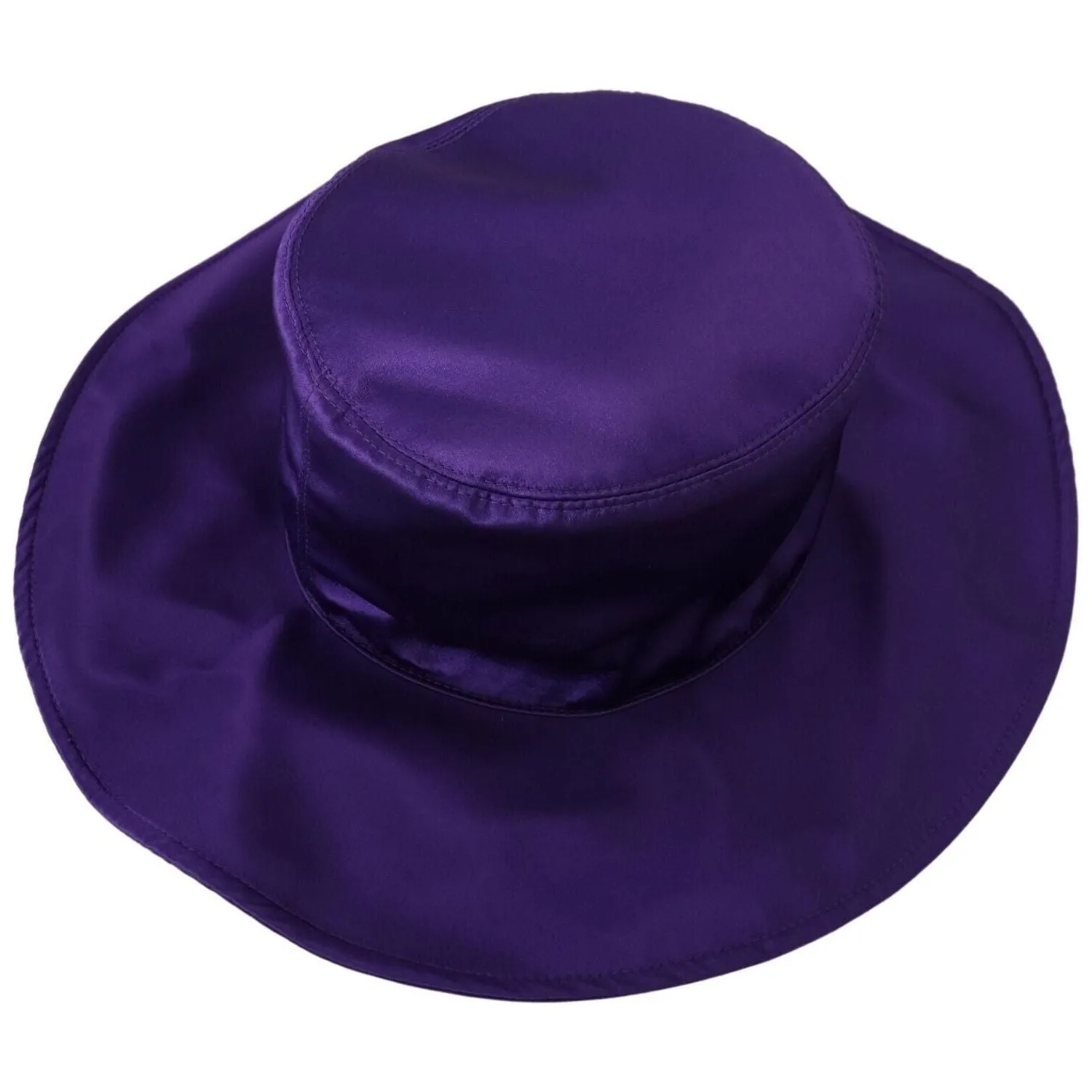 Dolce & Gabbana Elegant Purple Silk Top Hat