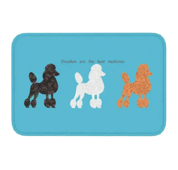 Door Mats many gorgeous designs “Poodle themed” Floor Mats Salon Home Office Kennels Grooming Base Mats Non Slip