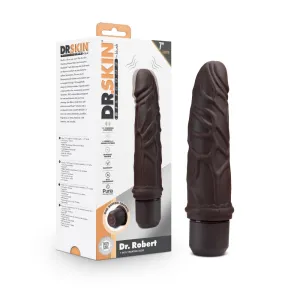 Dr. Skin Silicone By Blush® | Dr. Robert Brown 7.25-Inch Long Vibrating Dildo