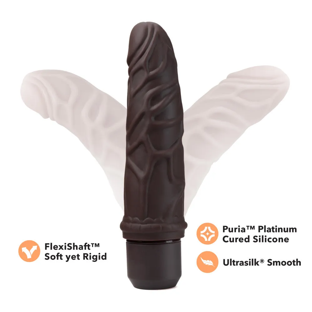 Dr. Skin Silicone By Blush® | Dr. Robert Brown 7.25-Inch Long Vibrating Dildo