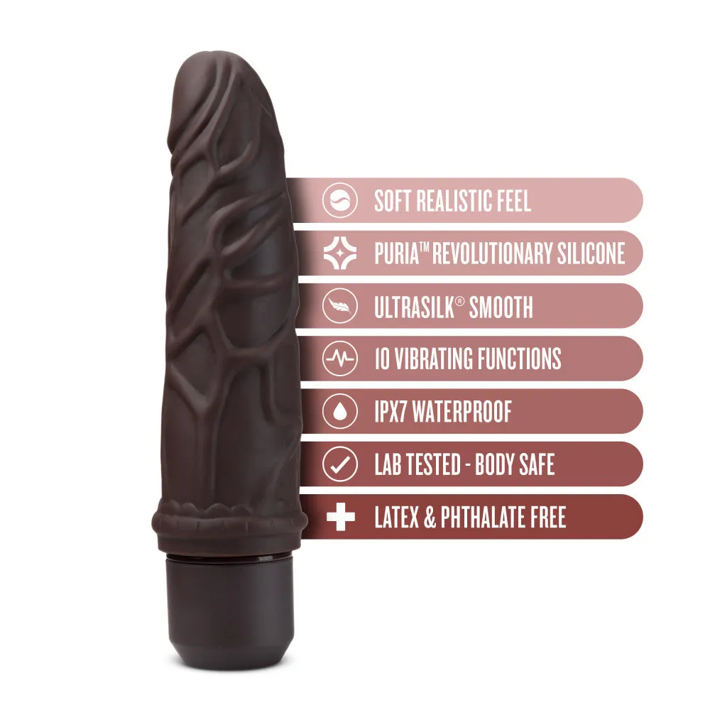 Dr. Skin Silicone By Blush® | Dr. Robert Brown 7.25-Inch Long Vibrating Dildo