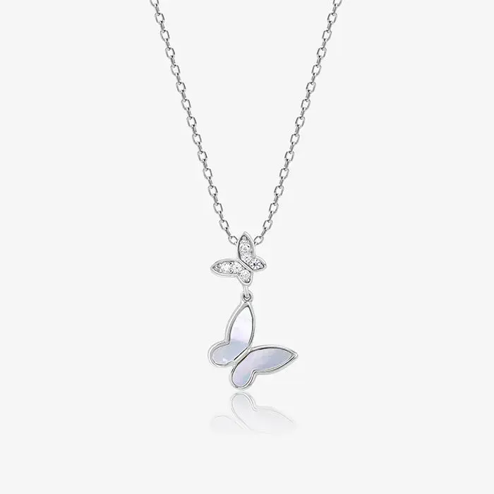 Duo Butterfly Necklace