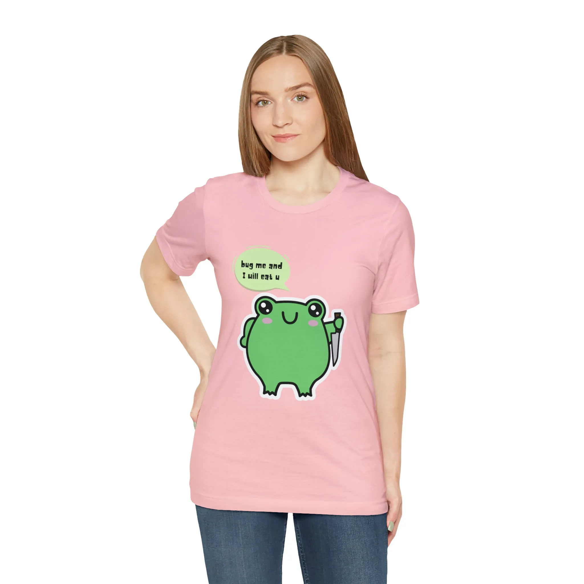 Frog kawaii cute Unisex Jersey Short Sleeve Tee