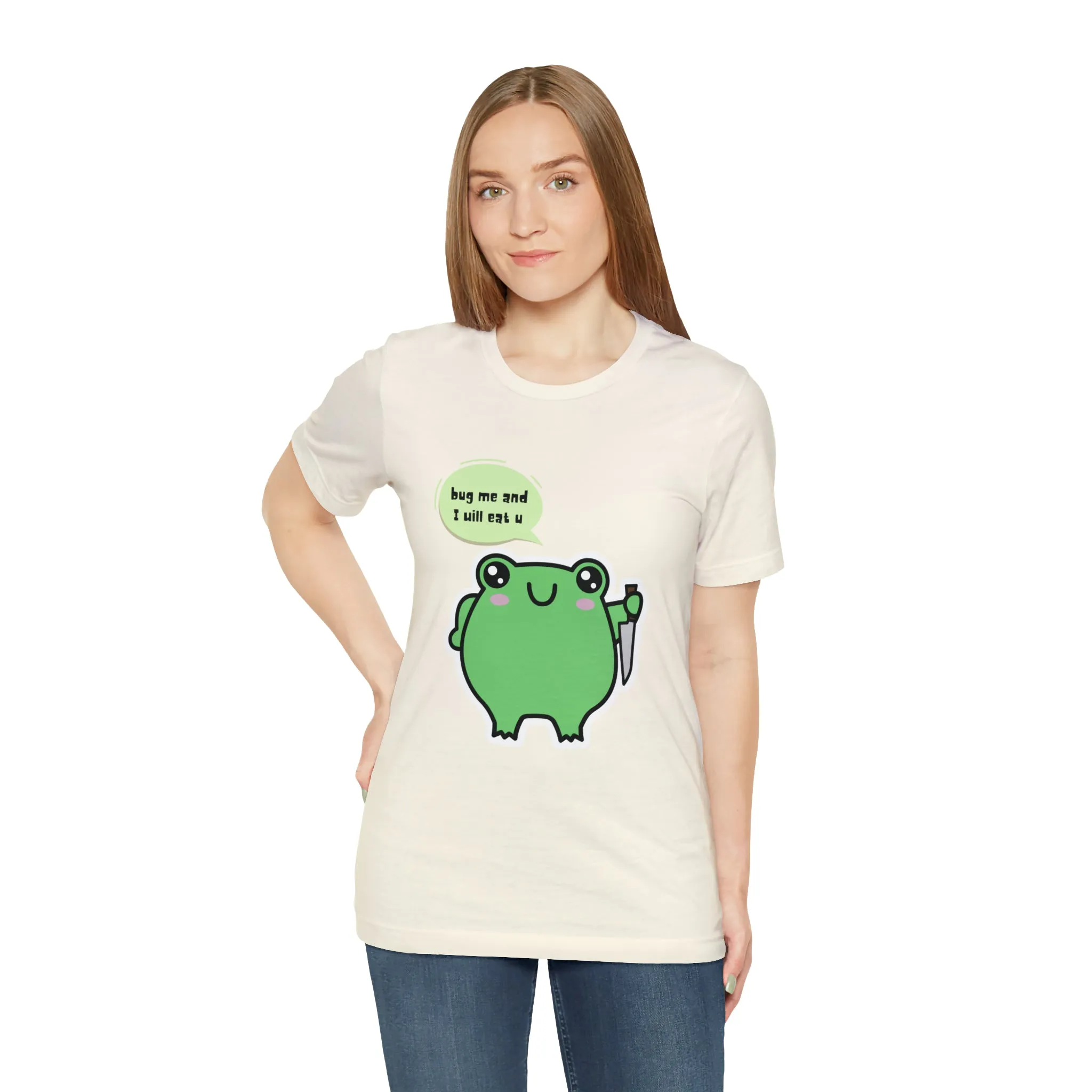 Frog kawaii cute Unisex Jersey Short Sleeve Tee