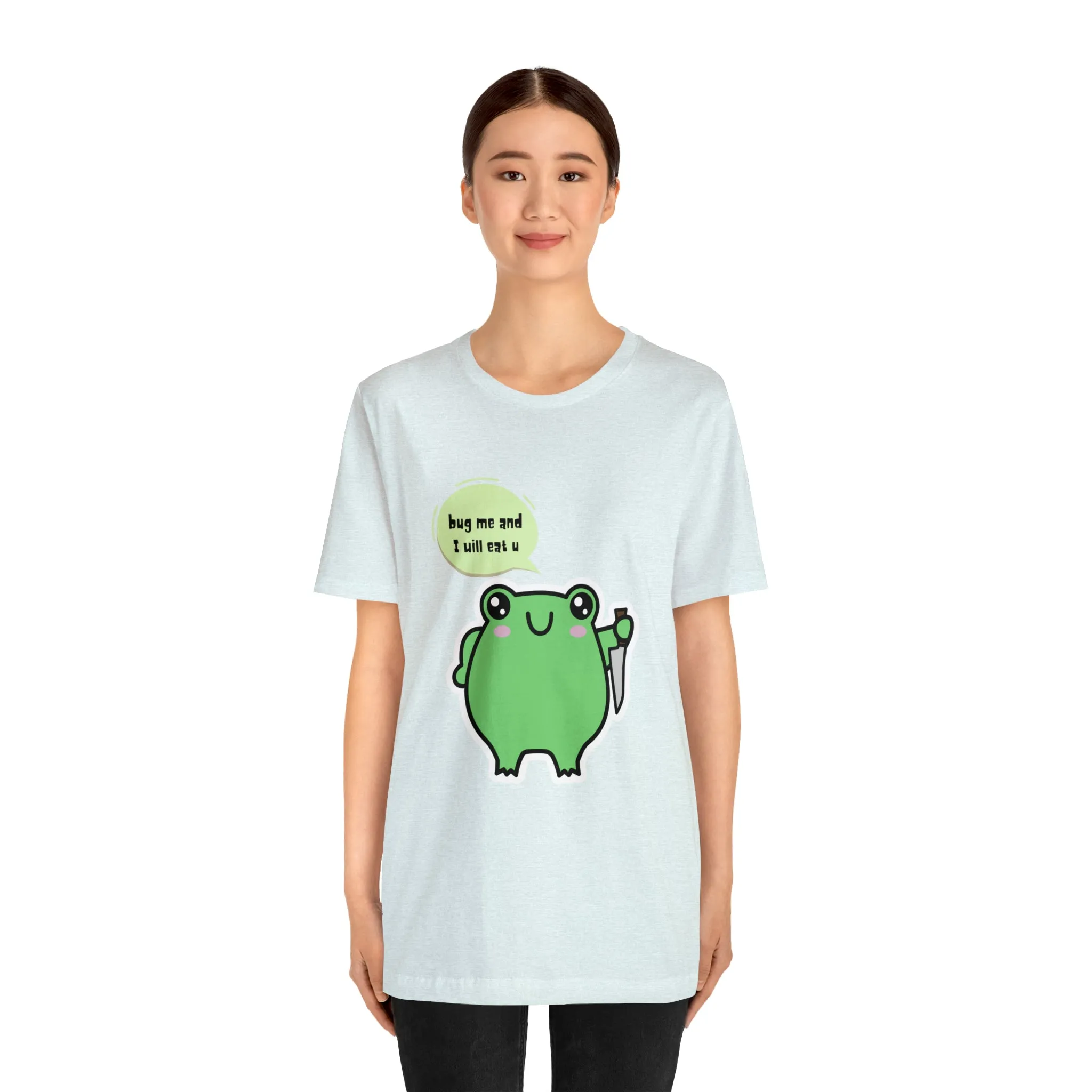 Frog kawaii cute Unisex Jersey Short Sleeve Tee