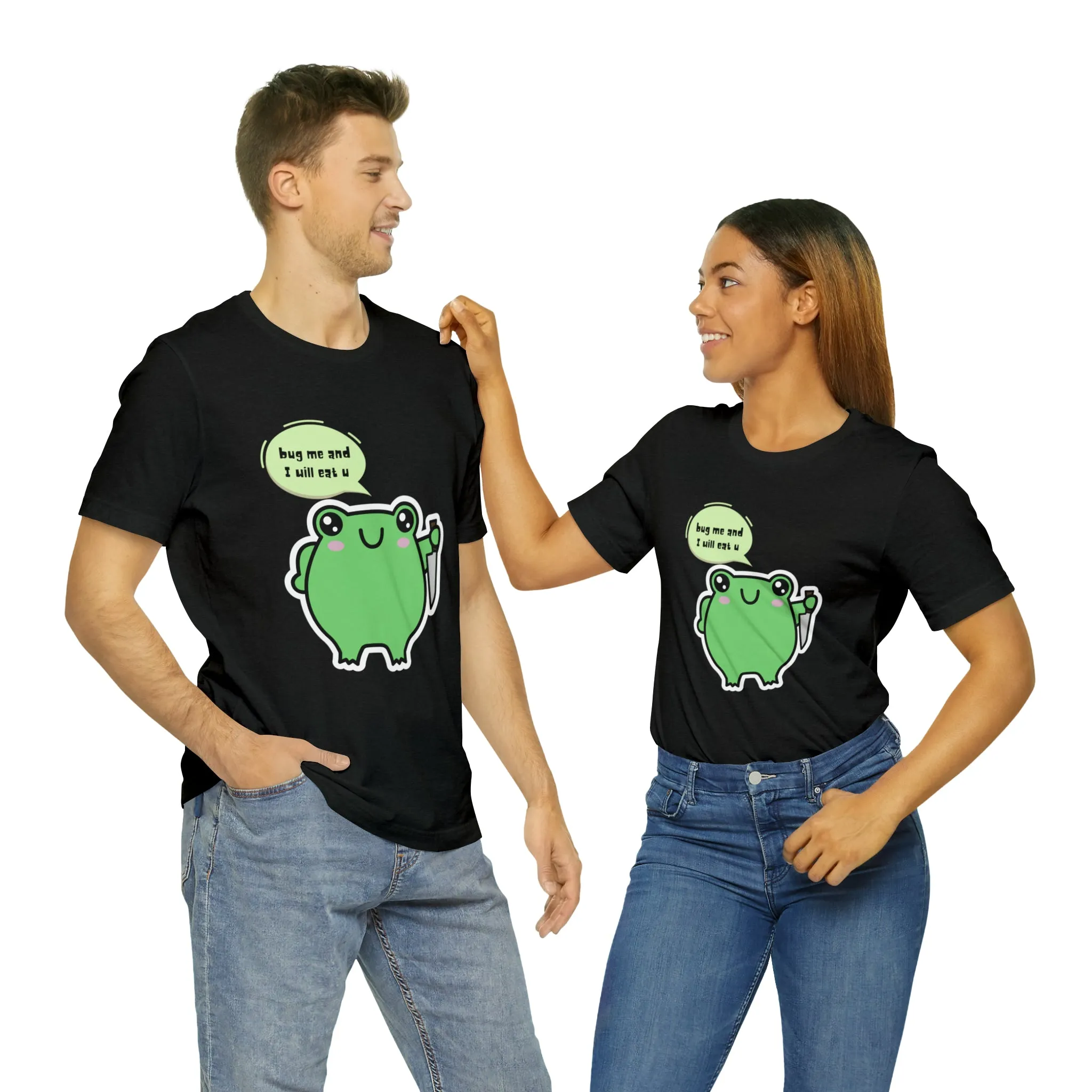 Frog kawaii cute Unisex Jersey Short Sleeve Tee