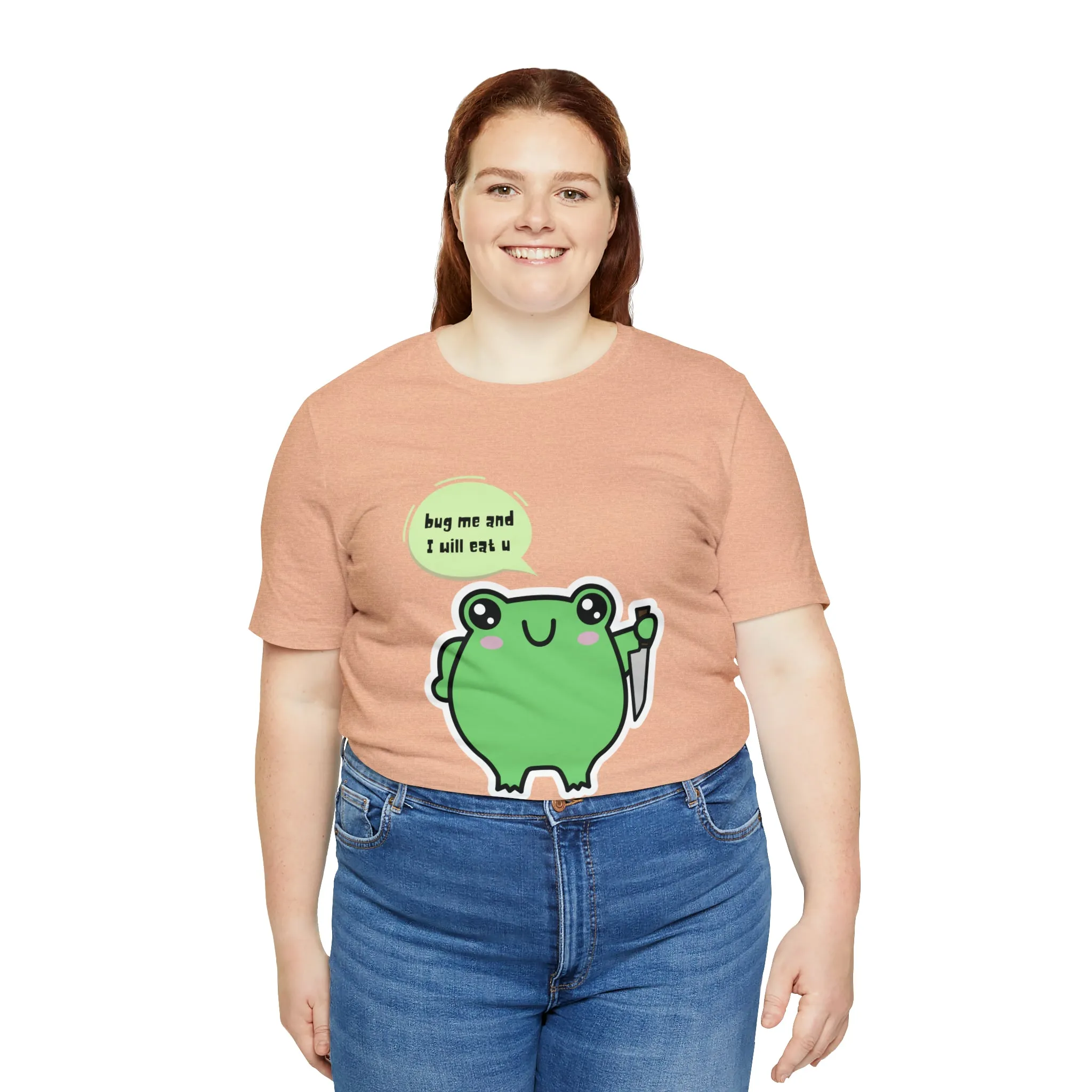 Frog kawaii cute Unisex Jersey Short Sleeve Tee