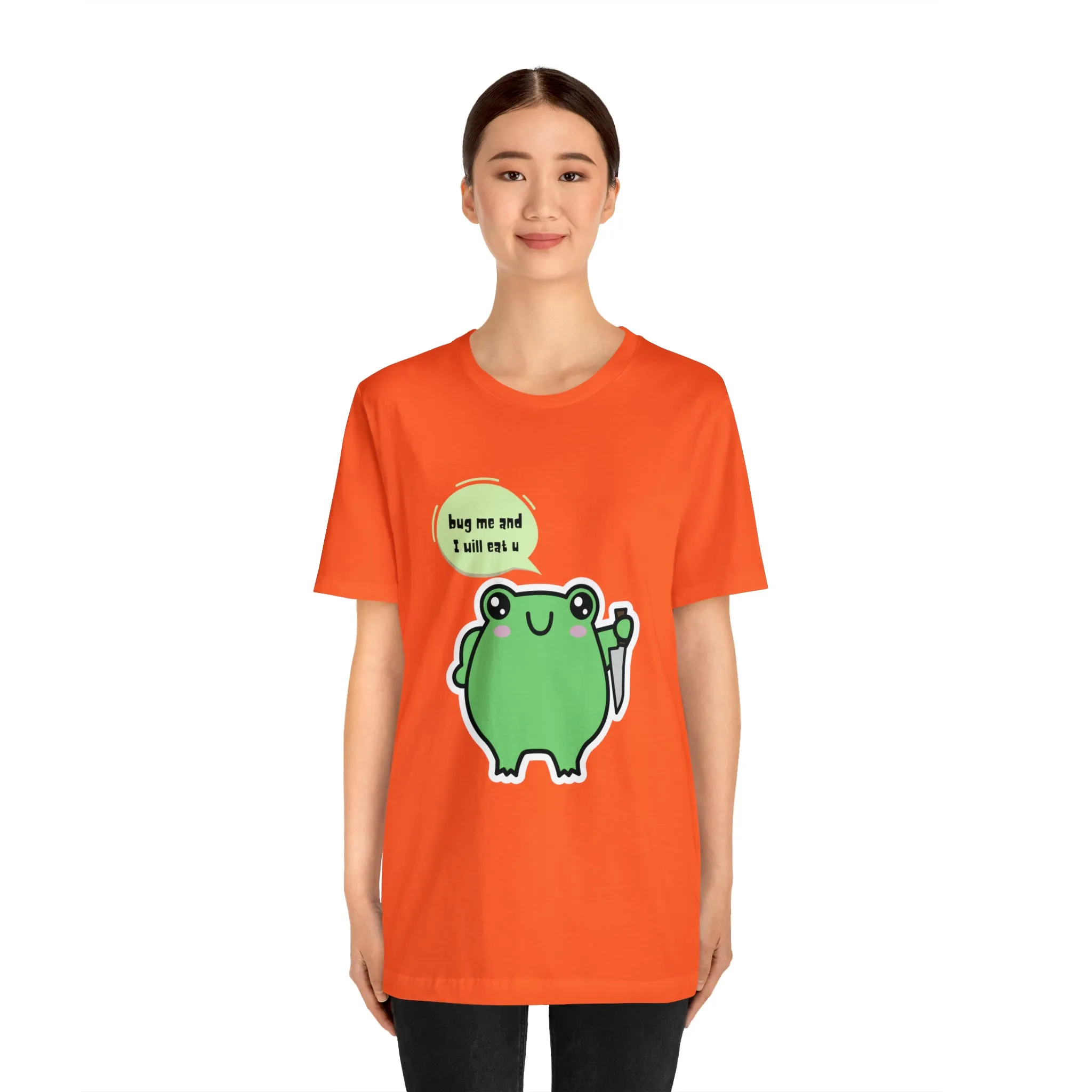 Frog kawaii cute Unisex Jersey Short Sleeve Tee