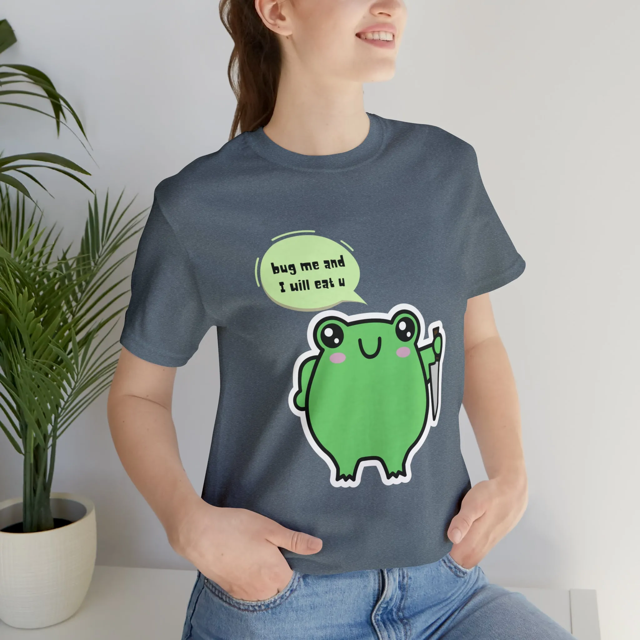 Frog kawaii cute Unisex Jersey Short Sleeve Tee