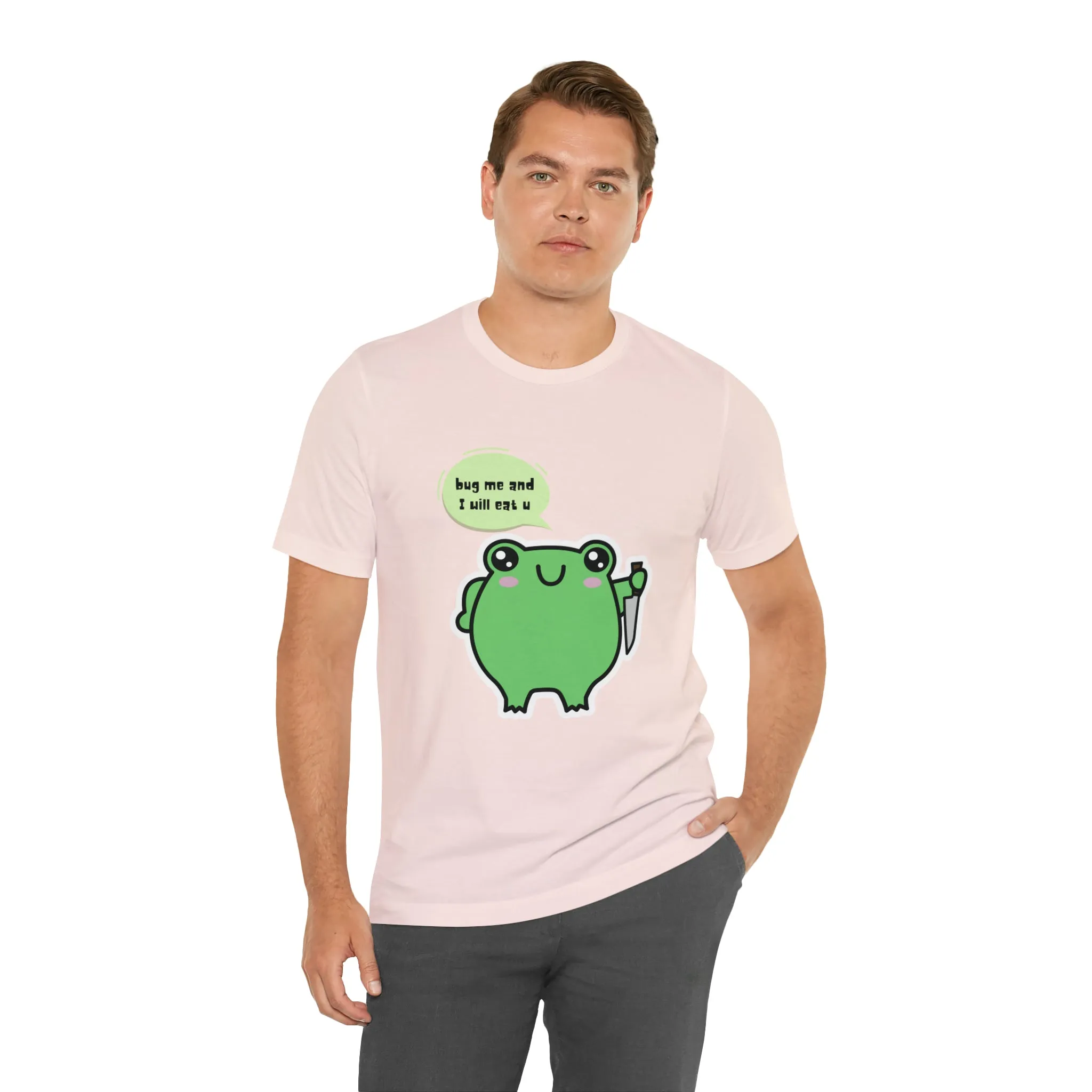 Frog kawaii cute Unisex Jersey Short Sleeve Tee