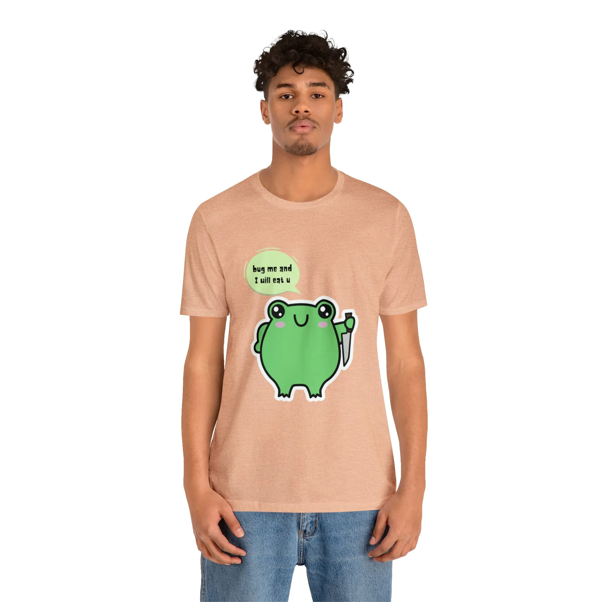 Frog kawaii cute Unisex Jersey Short Sleeve Tee