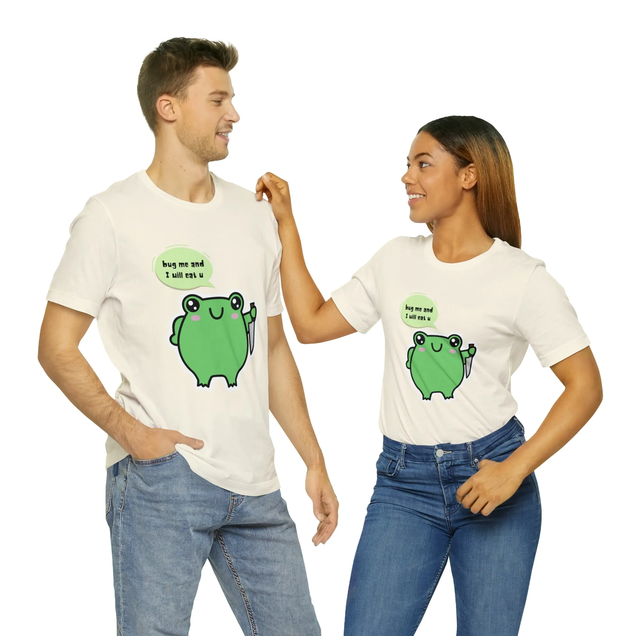 Frog kawaii cute Unisex Jersey Short Sleeve Tee