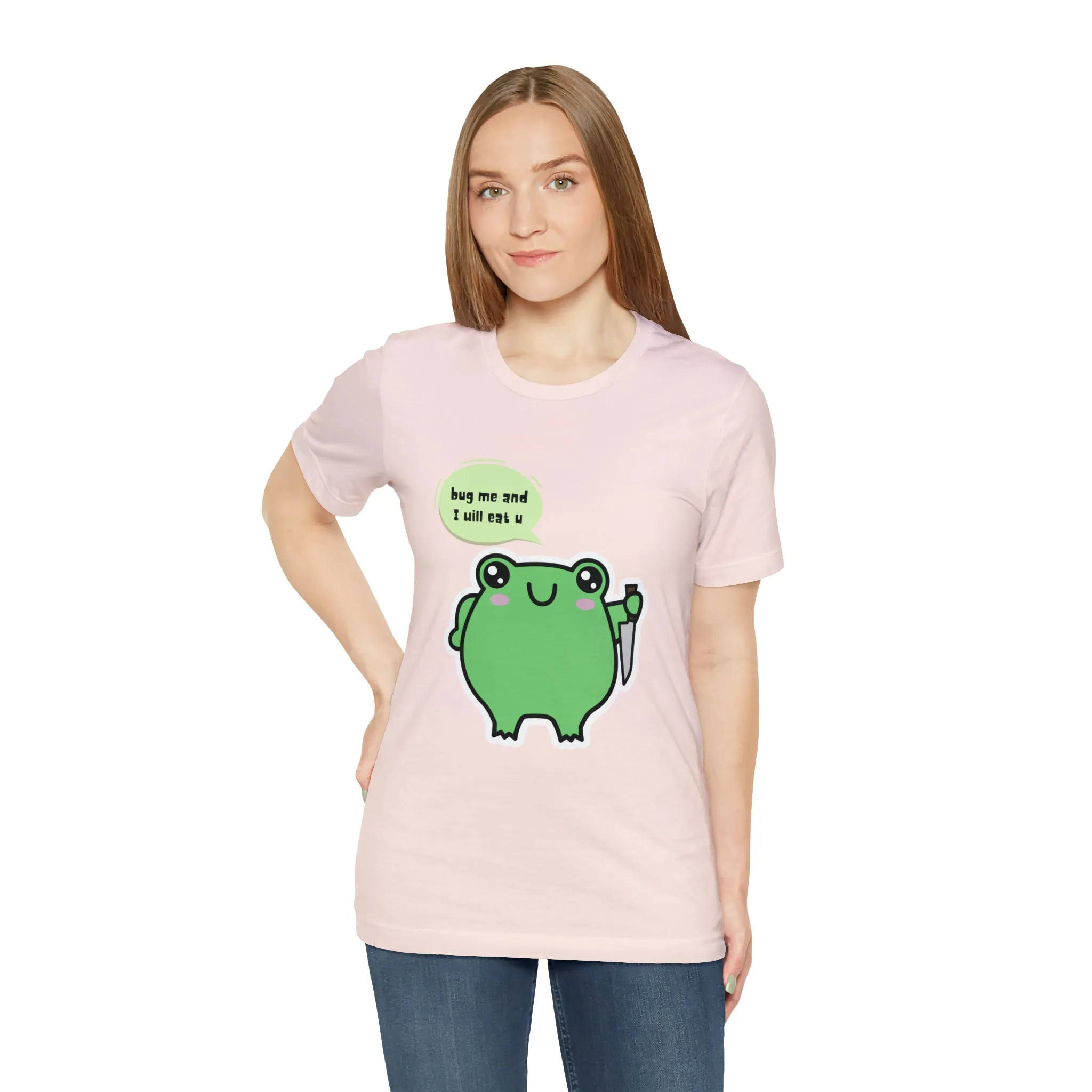 Frog kawaii cute Unisex Jersey Short Sleeve Tee