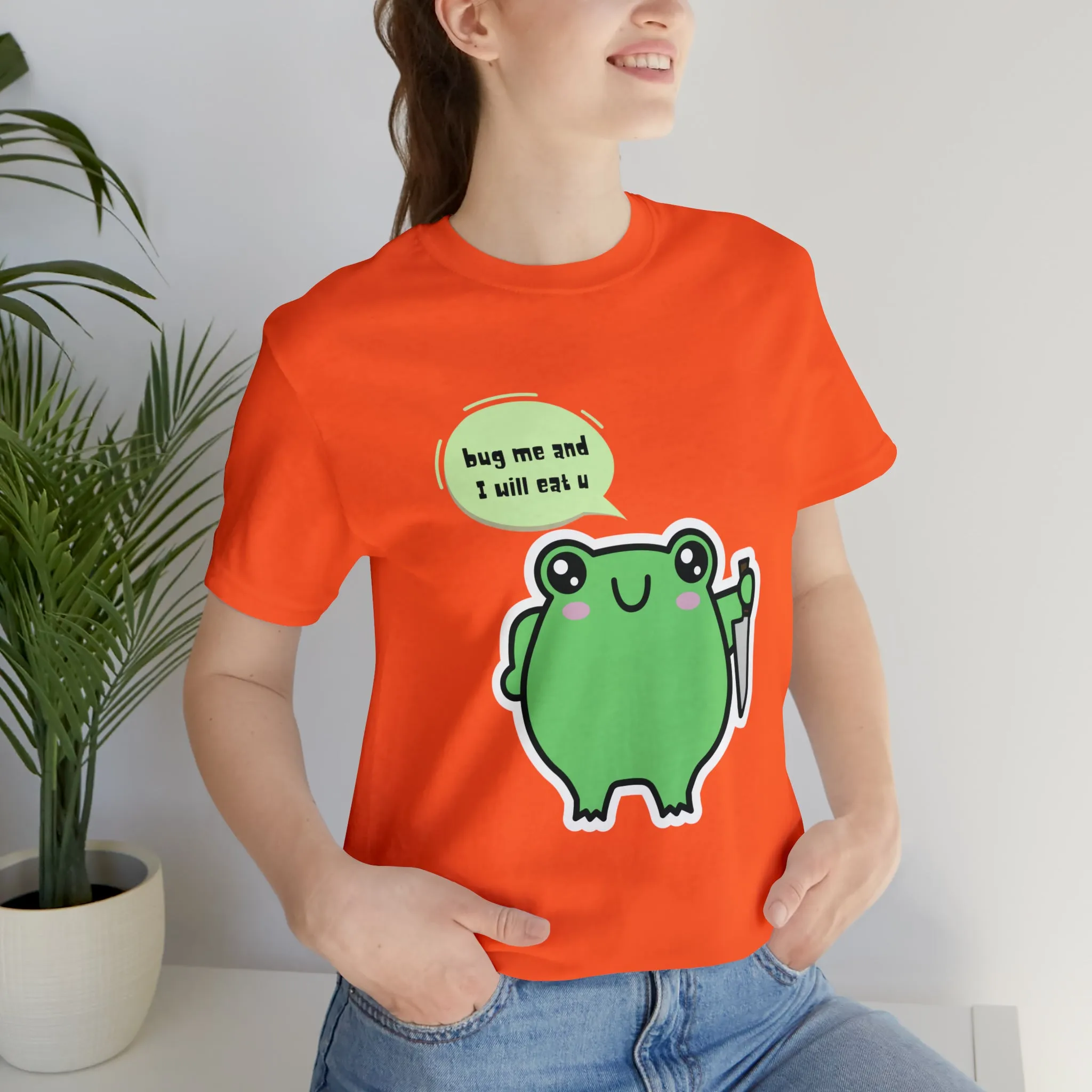 Frog kawaii cute Unisex Jersey Short Sleeve Tee