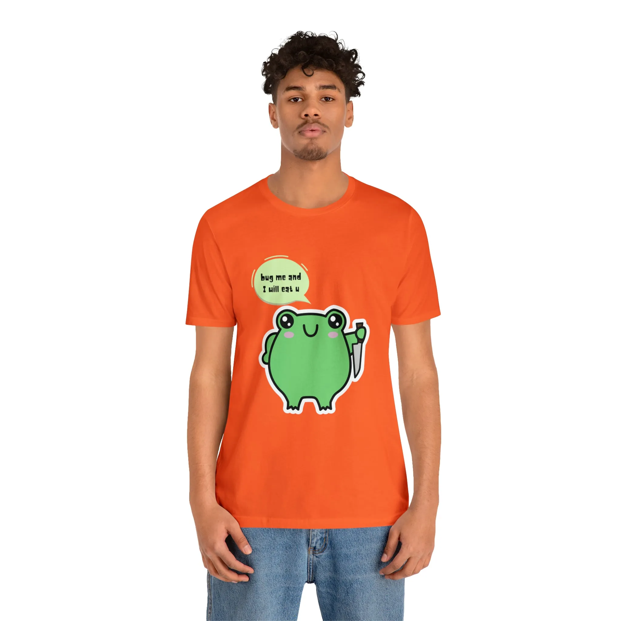 Frog kawaii cute Unisex Jersey Short Sleeve Tee