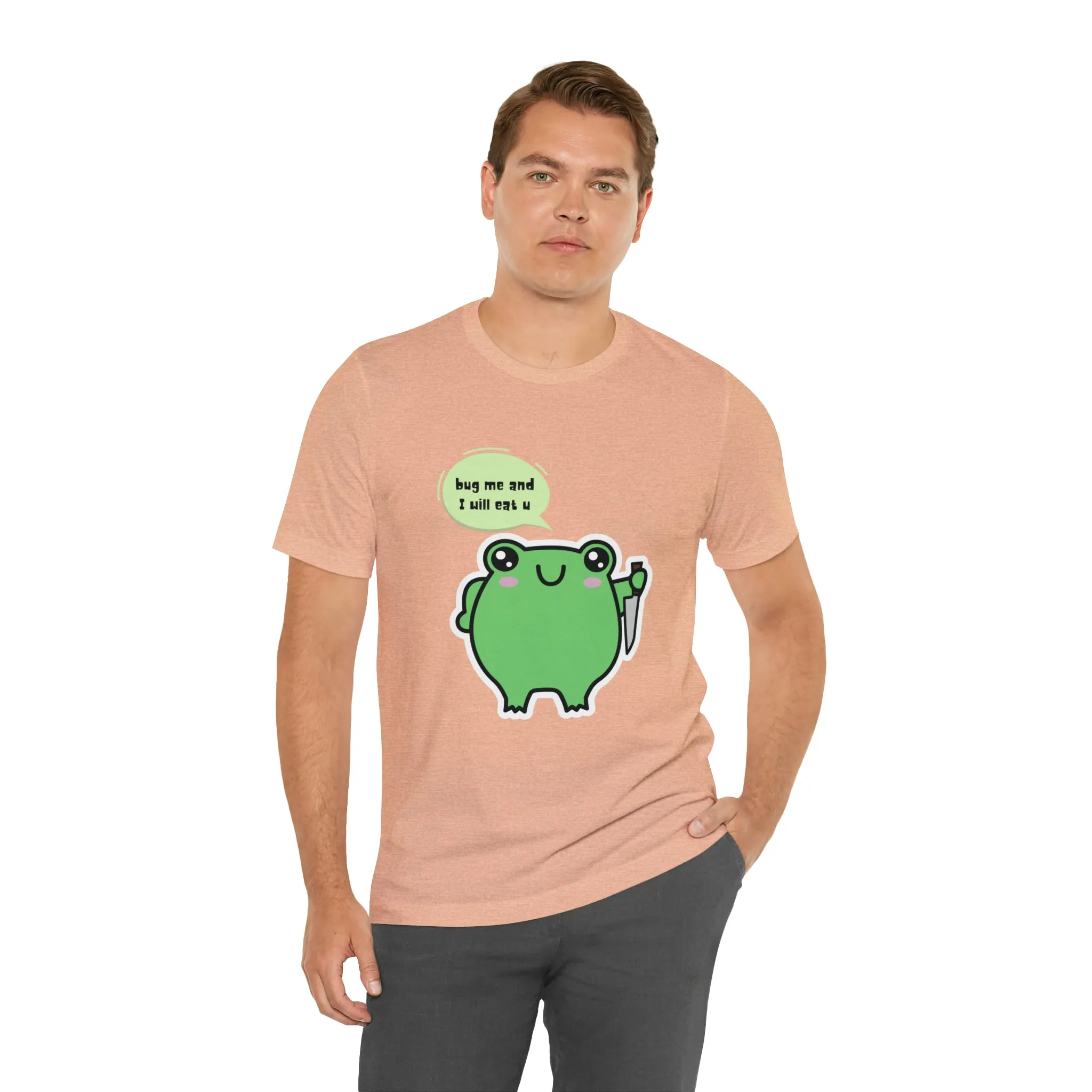 Frog kawaii cute Unisex Jersey Short Sleeve Tee