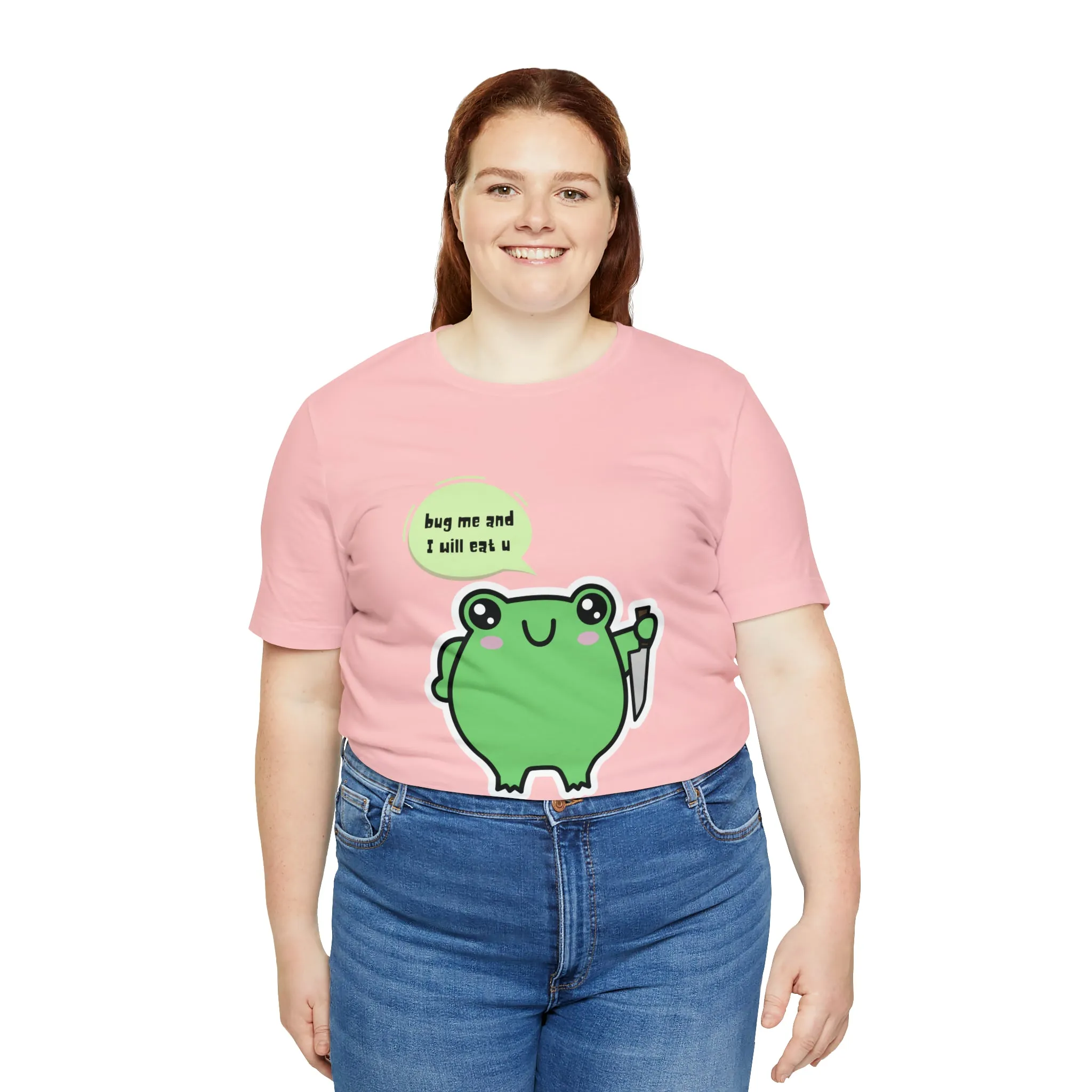 Frog kawaii cute Unisex Jersey Short Sleeve Tee