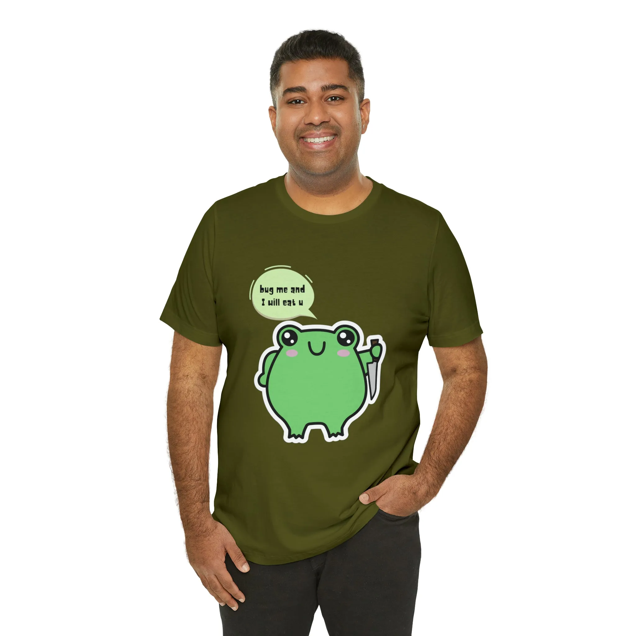 Frog kawaii cute Unisex Jersey Short Sleeve Tee