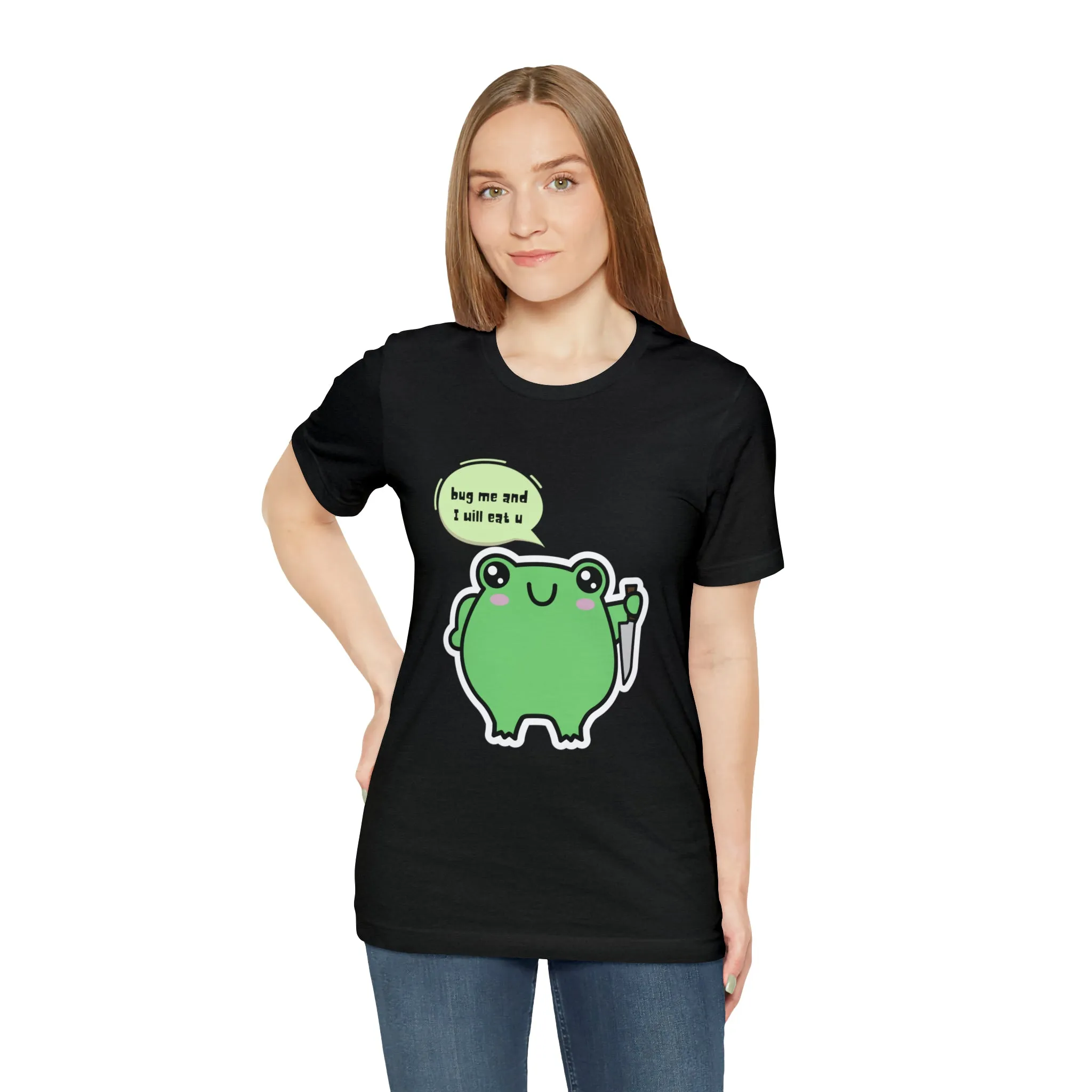 Frog kawaii cute Unisex Jersey Short Sleeve Tee