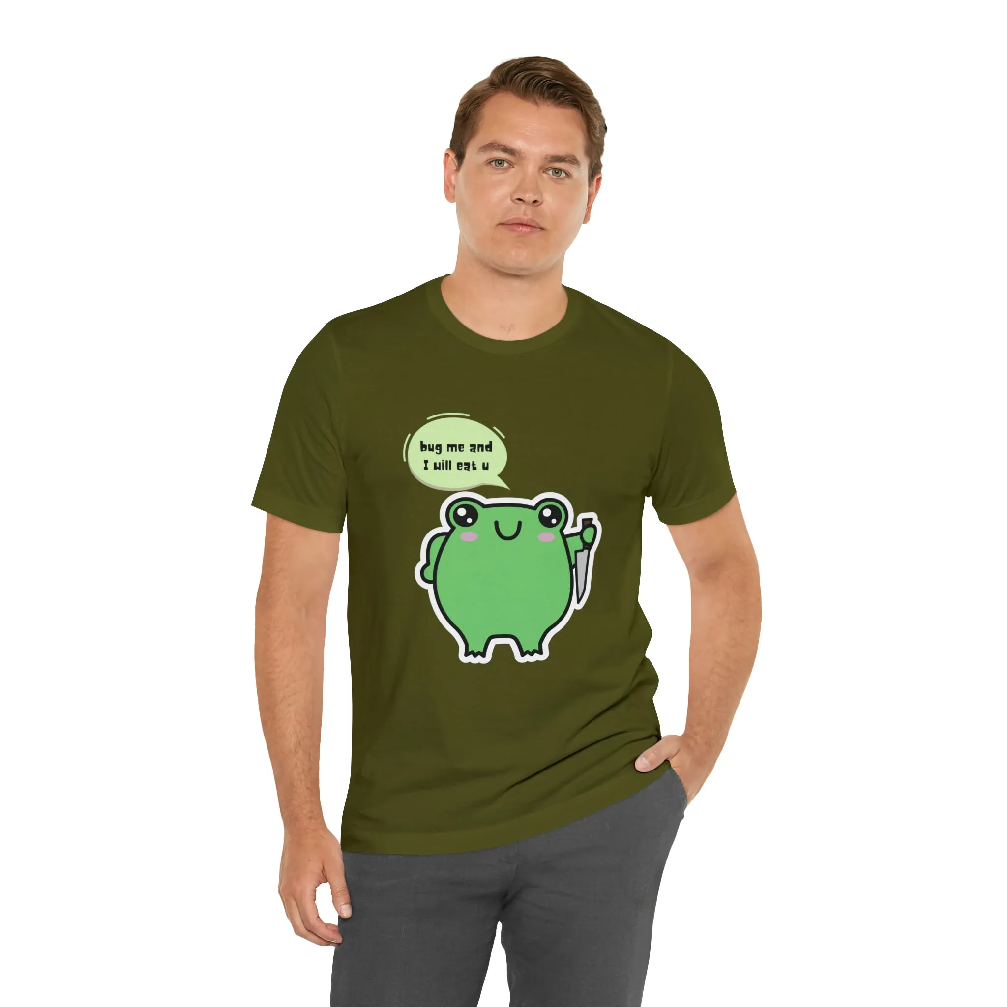 Frog kawaii cute Unisex Jersey Short Sleeve Tee