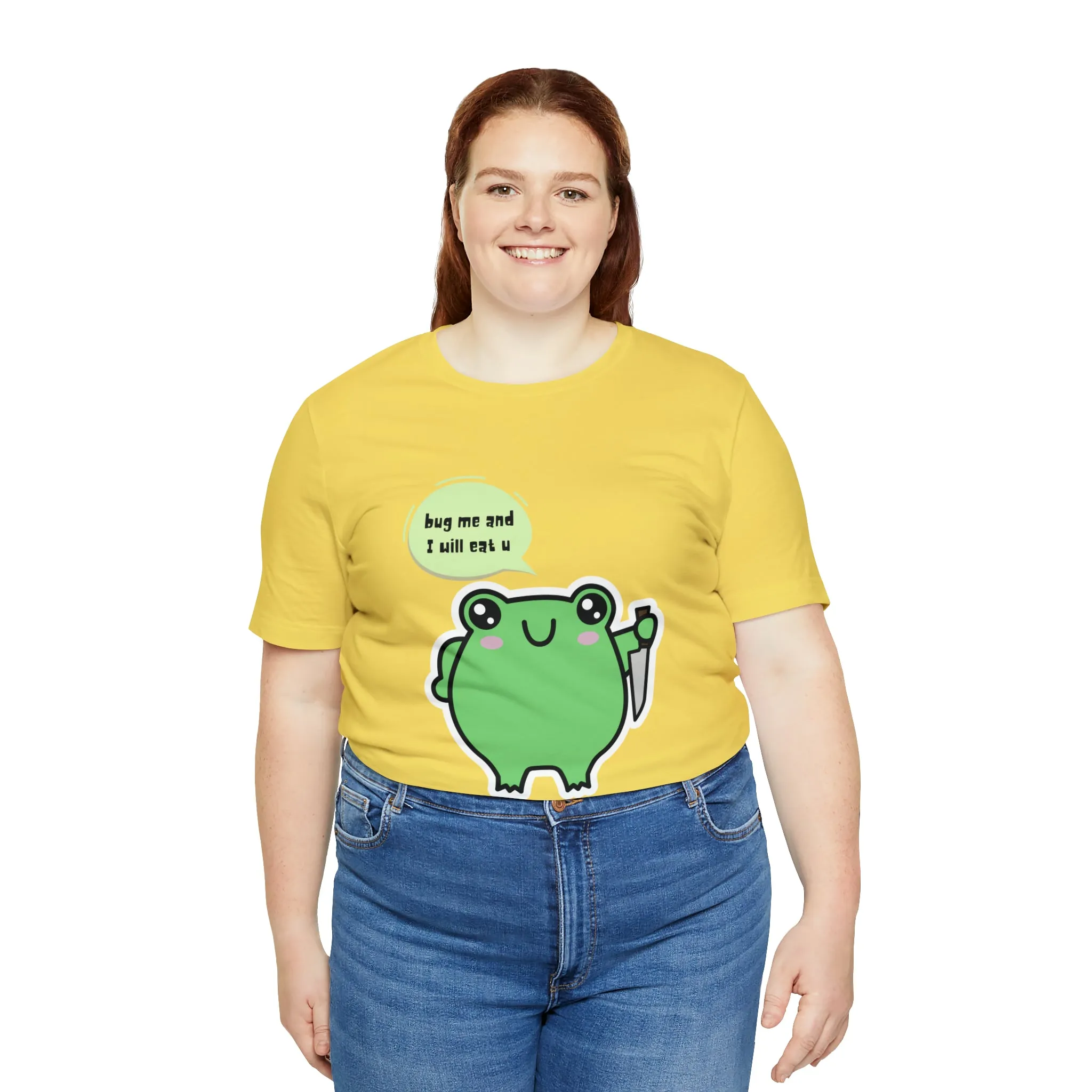 Frog kawaii cute Unisex Jersey Short Sleeve Tee