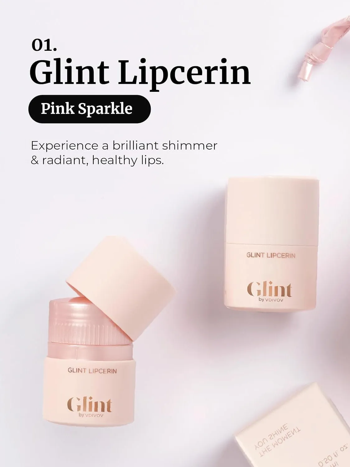 Glint Lipcerin - Pink Sparkle