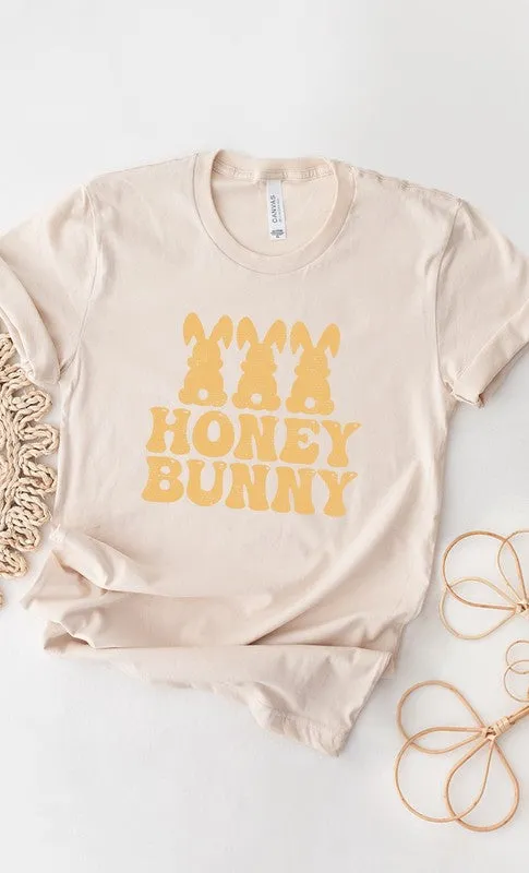 Honey Bunny Rabbit Tail Easter Graphic Tee