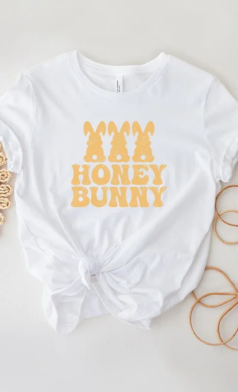 Honey Bunny Rabbit Tail Easter Graphic Tee