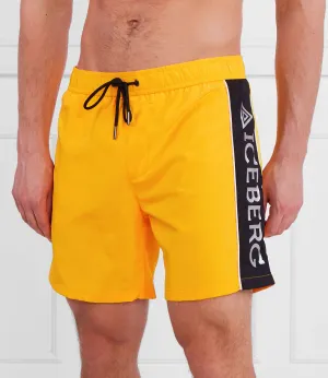 Iceberg Bicolor Logo Swim Short (Yellow) - IICE3MBM01YEL