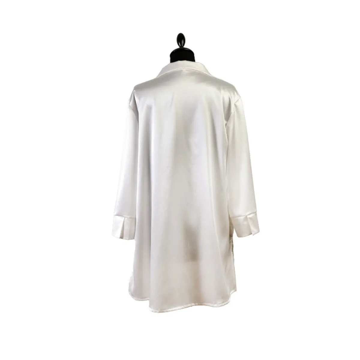 Ivory Pure Mulberry Silk Ladies Nightshirt