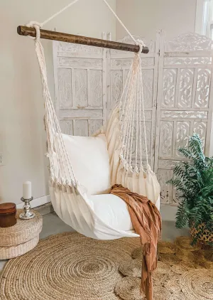 Junior Classic White Hammock Chair Swing  | CLASSIC Jr.