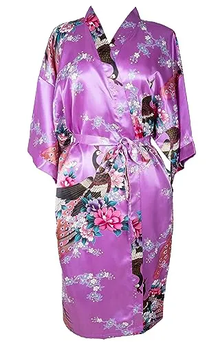 Kimono Robe Peacock - Lightweight Women's Robe | Indulge in Affordable Luxury